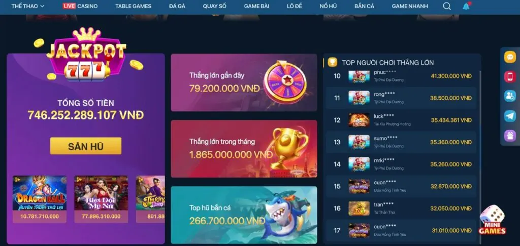 Giao diện cá cược thể thao trực tuyến thân thiện người dùng của MI88 Nổ Hũ